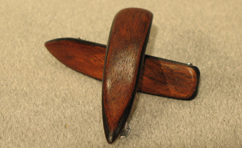 Wood Accents Barrette