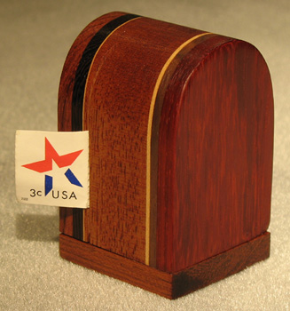 Wood Accents Mail Boxes/Stamp Holders