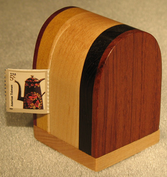 Wood Accents Mail Boxes/Stamp Holders