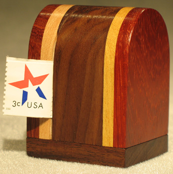 Wood Accents Mail Boxes/Stamp Holders