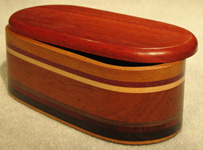 Wood Accents Medium Oval Boxes Opened