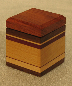 Wood Accents Ring Boxes - 1 Hole