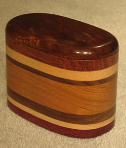 Wood Accents Ring Boxes - 2 Holes