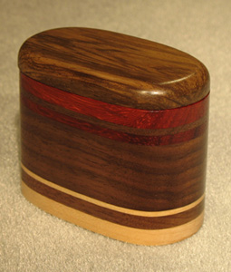 Wood Accents Ring Boxes - 2 Holes