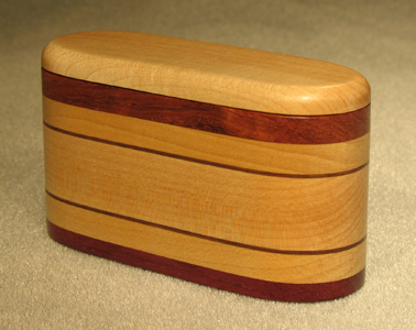 Wood Accents Ring Boxes - 3 Holes