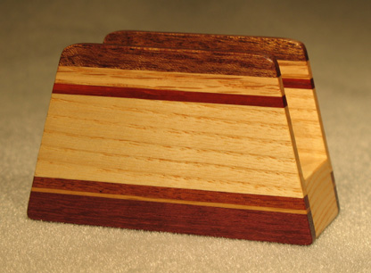 Wood Accents Business Card Holders