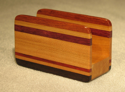 Wood Accents Business Card Holders