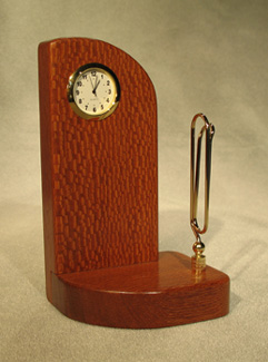 Wood Accents Desk Clocks