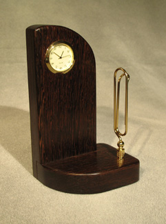 Wood Accents Desk Clocks