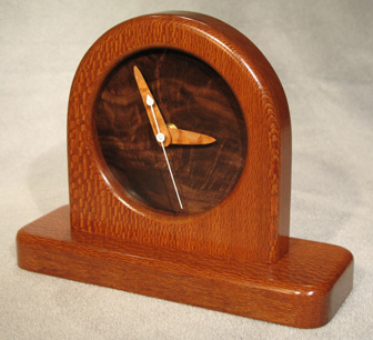 Wood Accents Mantle Clocks