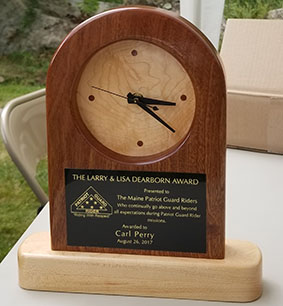 Patriot Guard Riders Award Clock 2017